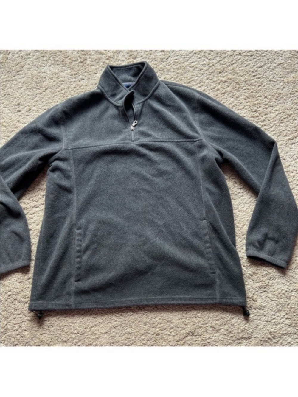 Gray Quarter-Zip Sweater